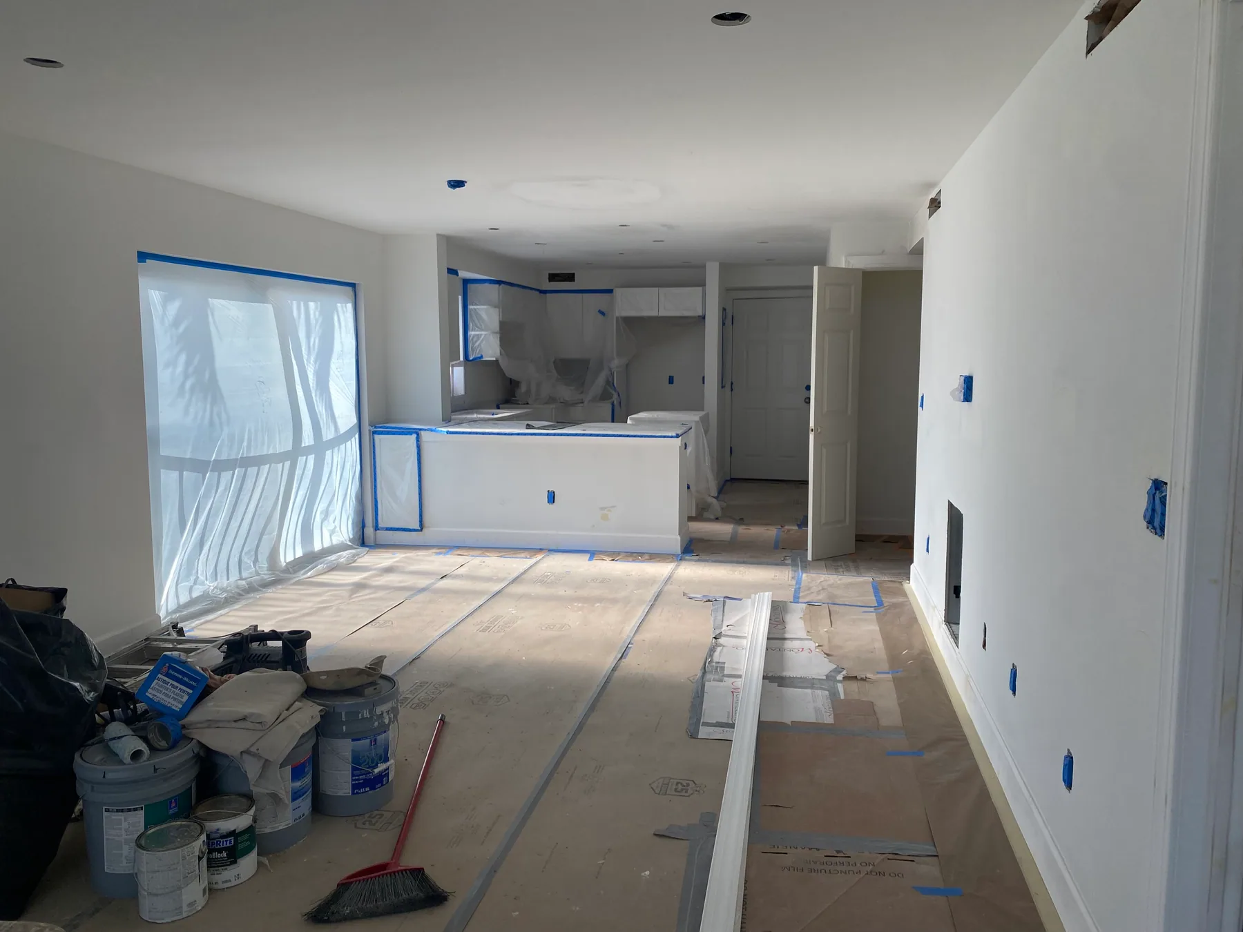 Interior space remodeling
